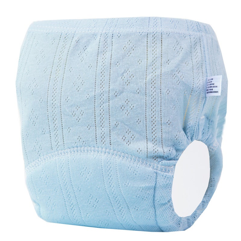 Cotton Training Pants for Newborns Waterproof Blue 