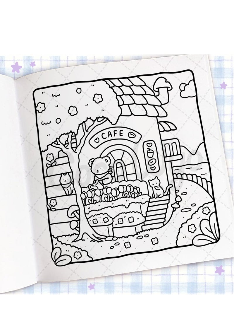 General Cozy Corner: Stress Relief & Relaxation Coloring Book for Adults, Teens, and Kids | Creative Art Therapy with Cozy Spaces Designs | Family-Friendly Mindfulness Activity  - Image 5