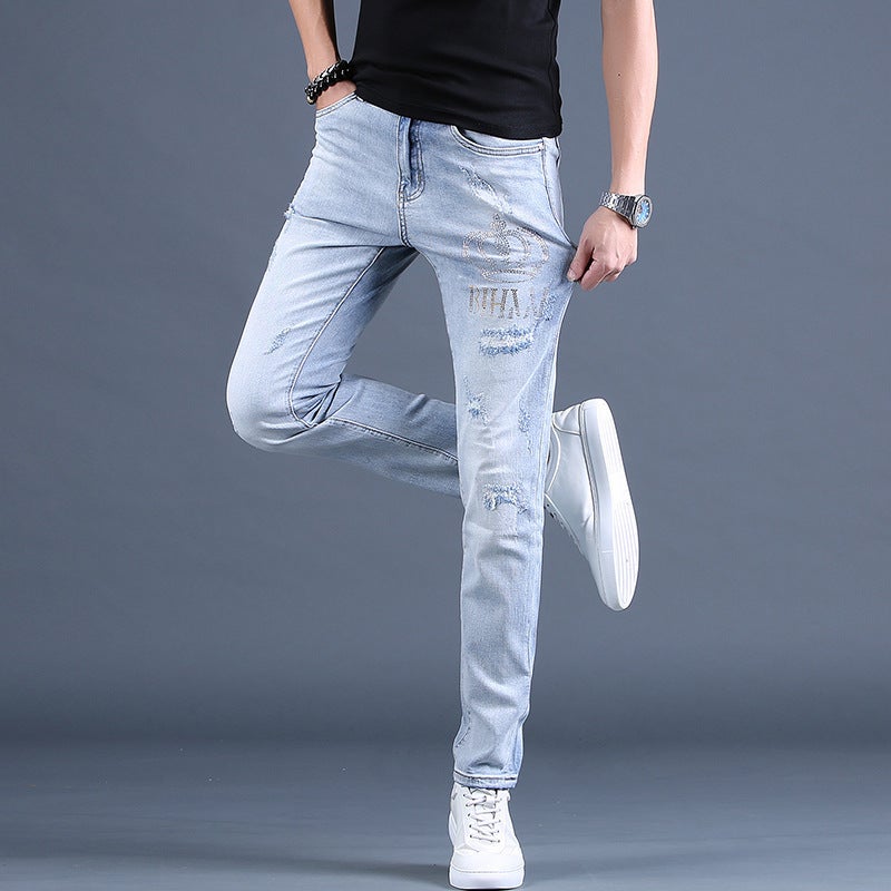 Unisex Classic Denim Jeans Loose Fit Daily Outdoor Wear - Image 2