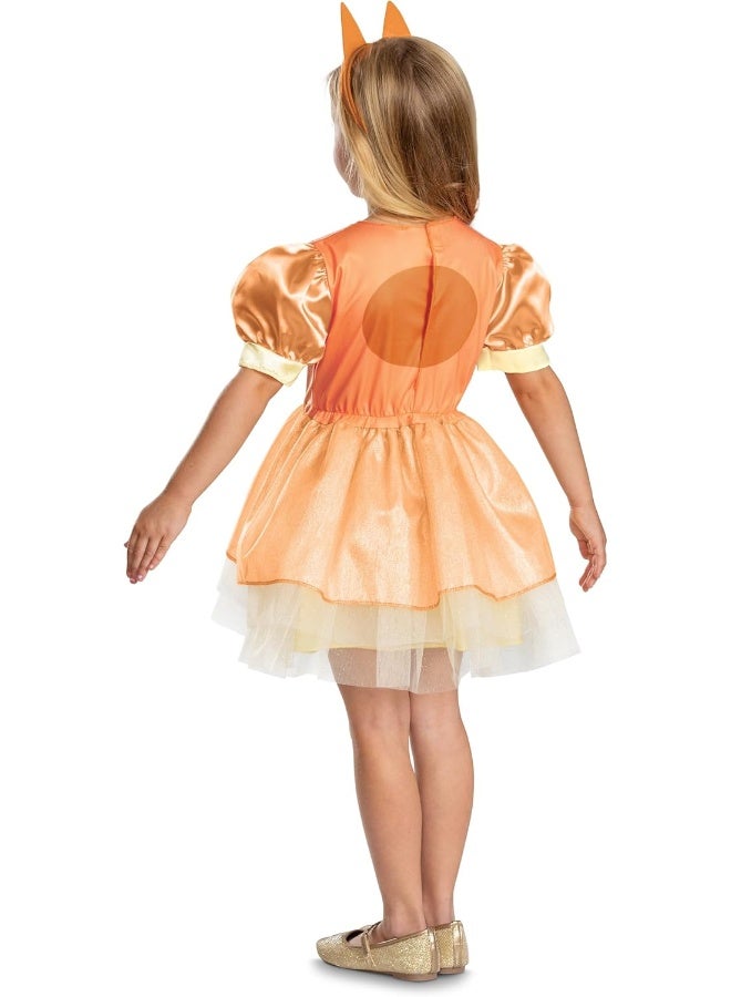 Disguise Bingo Skirt Costume for Kids, Official Bluey Character Outfit with Dress and Headband, Toddler Size Small (3T-4T) - Image 2