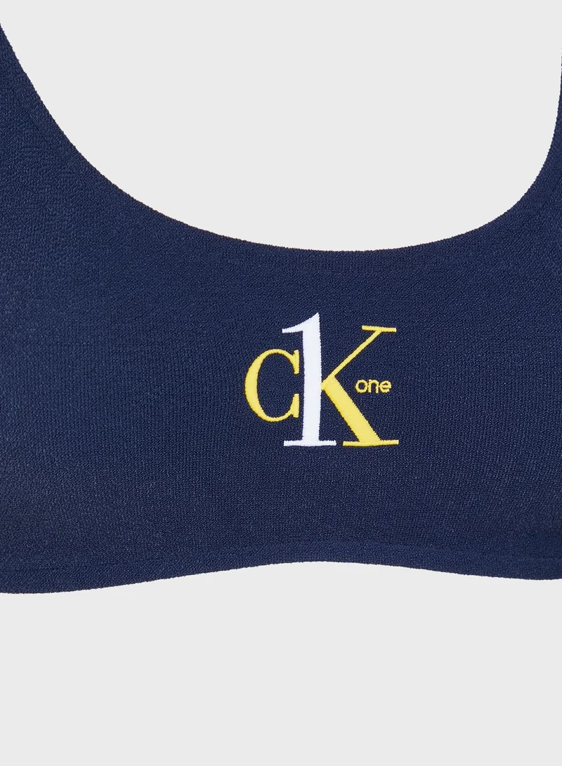 CALVIN KLEIN Scoop Neck Bikini Top
