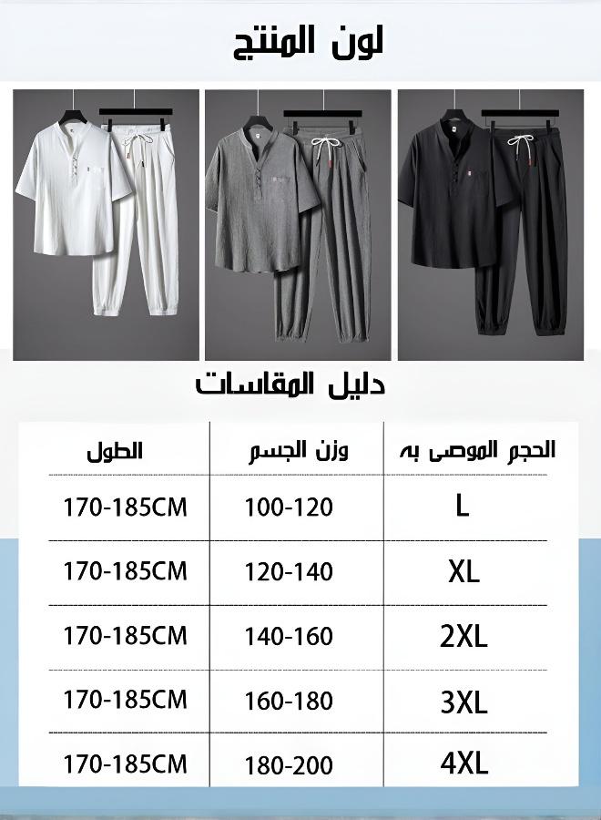 Plus Size Breathable Short Sleeve Summer Set - Image 5
