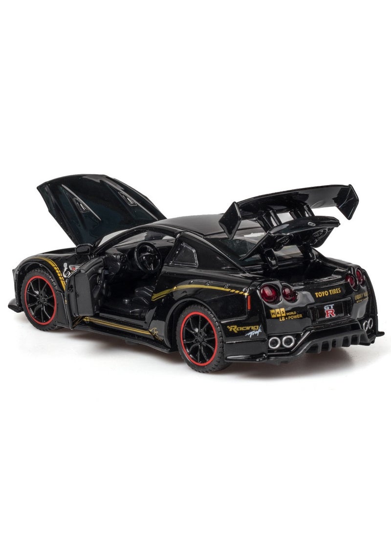 NIBEMINENT - 1:32 Nissan GTR R35 Alloy Toy Car Model - Image 1