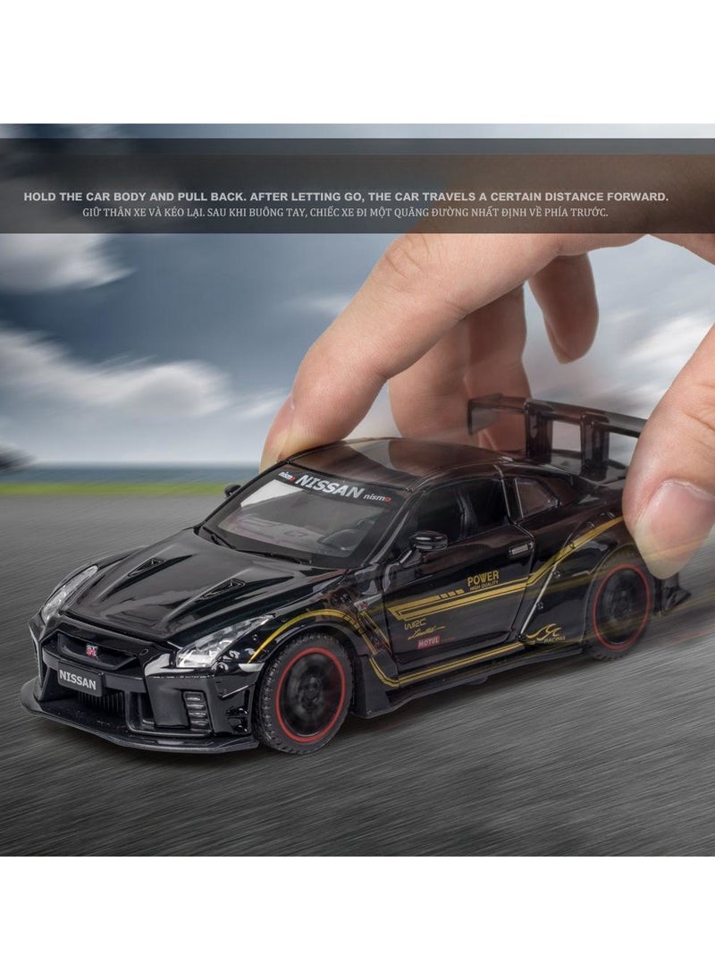 NIBEMINENT - 1:32 Nissan GTR R35 Alloy Toy Car Model - Image 1