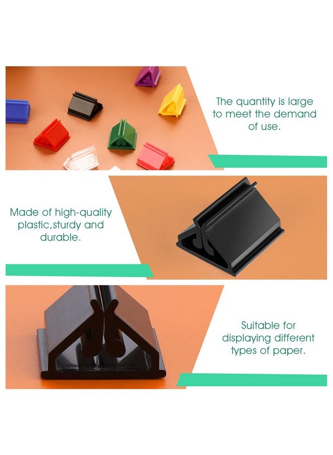 Aster 24 Pcs Plastic Game Card Stands Multicolor Game Card Holder Playing Card Holders Board Game Pieces Stands For Board Game Markers Party Favor - Image 5