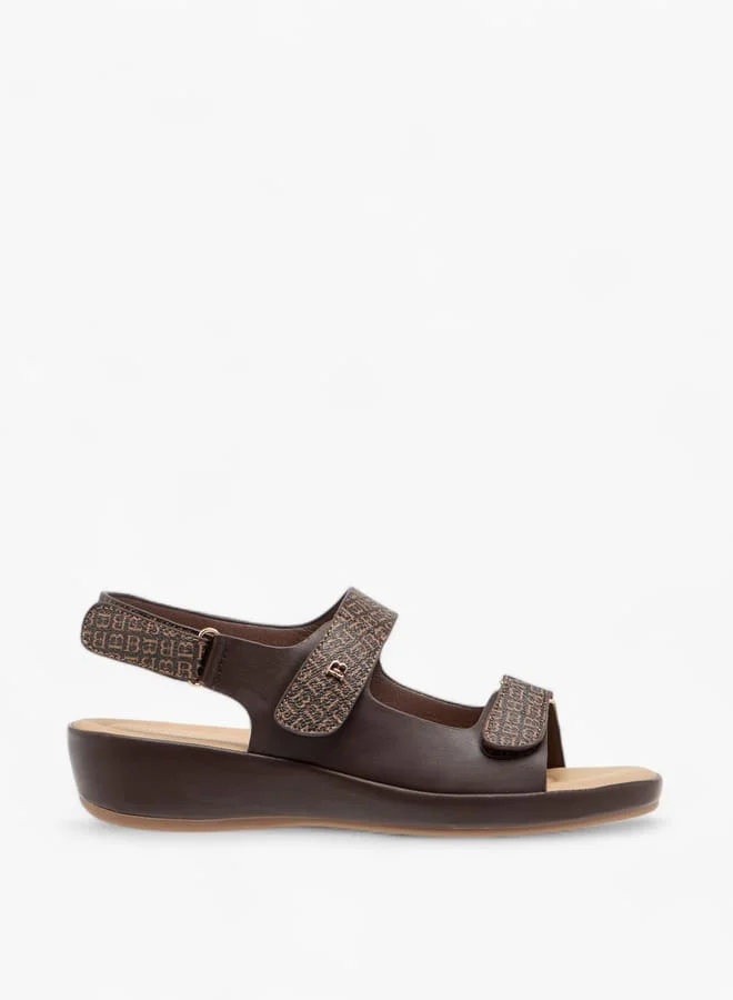 فلورا بيلا من شو إكسبرس Women Solid Sandals with Hook and Loop Closure