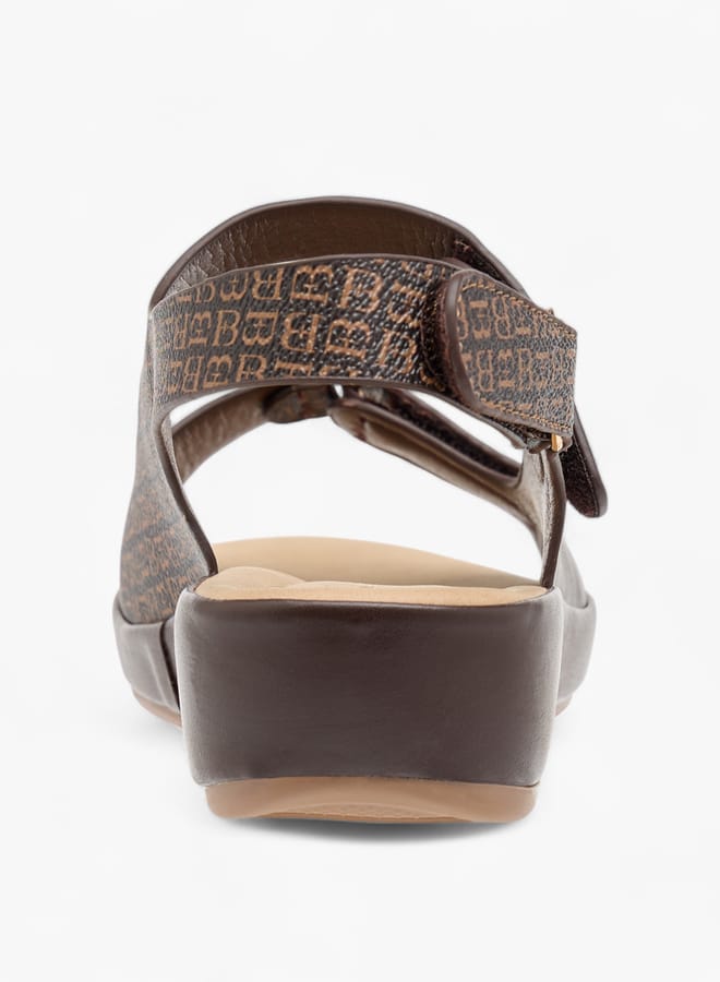 Flora Bella By Shoexpress Women Solid Sandals with Hook and Loop Closure  - Image 4