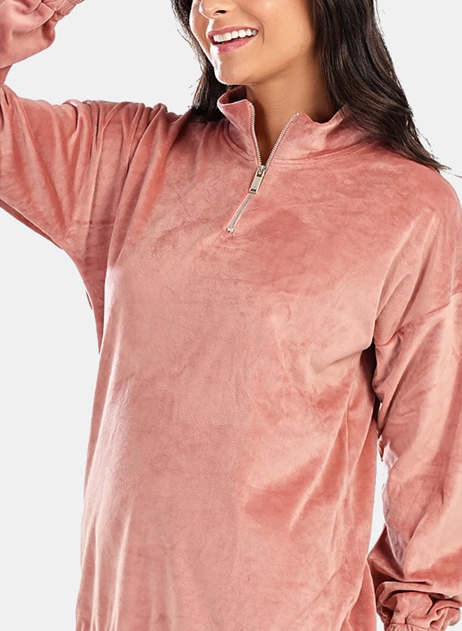 Pyjama Set with Elastic Cuffs