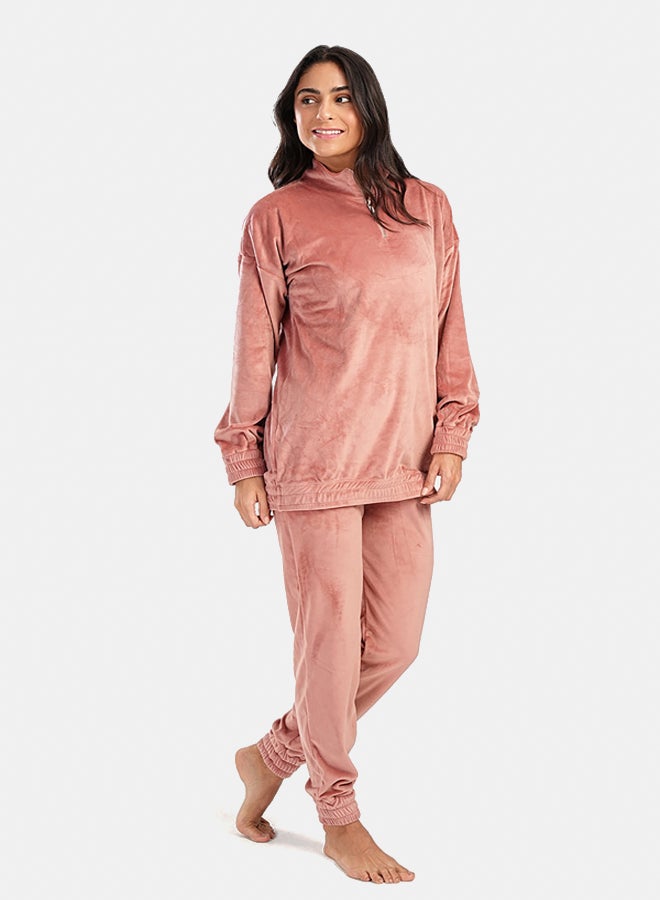Pyjama Set with Elastic Cuffs