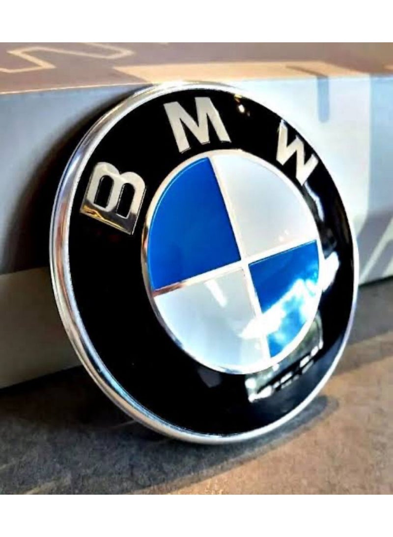 BMW Emblem Set – 7 Pieces – BMW Emblems for Hood, Trunk, Steering Wheel, and Wheel Center Caps - Image 2