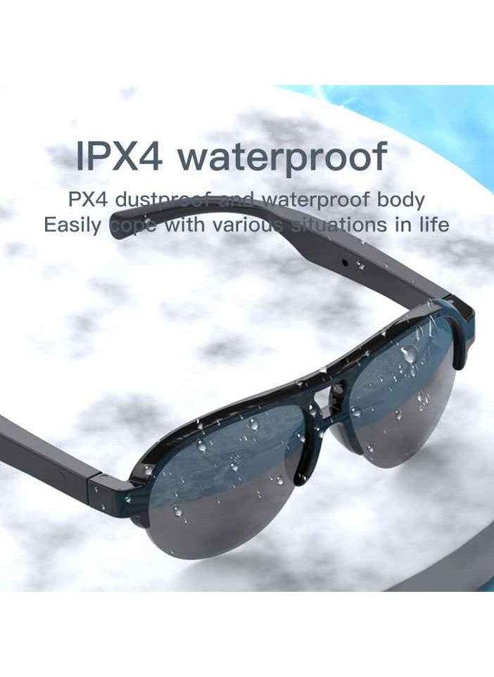 Generic - New F08 Tws Outdoor Light Anti-UV Polarized Sunglasses Mini Bt Speaker HiFi Touch Wireless Headset AI Smart Sun Glasses Earphone - Image 1