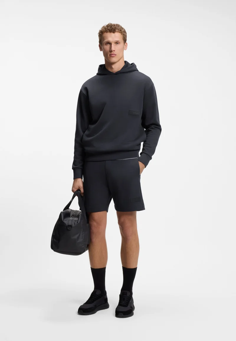 BOSS Dark Blue Relaxed-fit sweatshirt in luxurious French Terry for Men | Best Price UAE