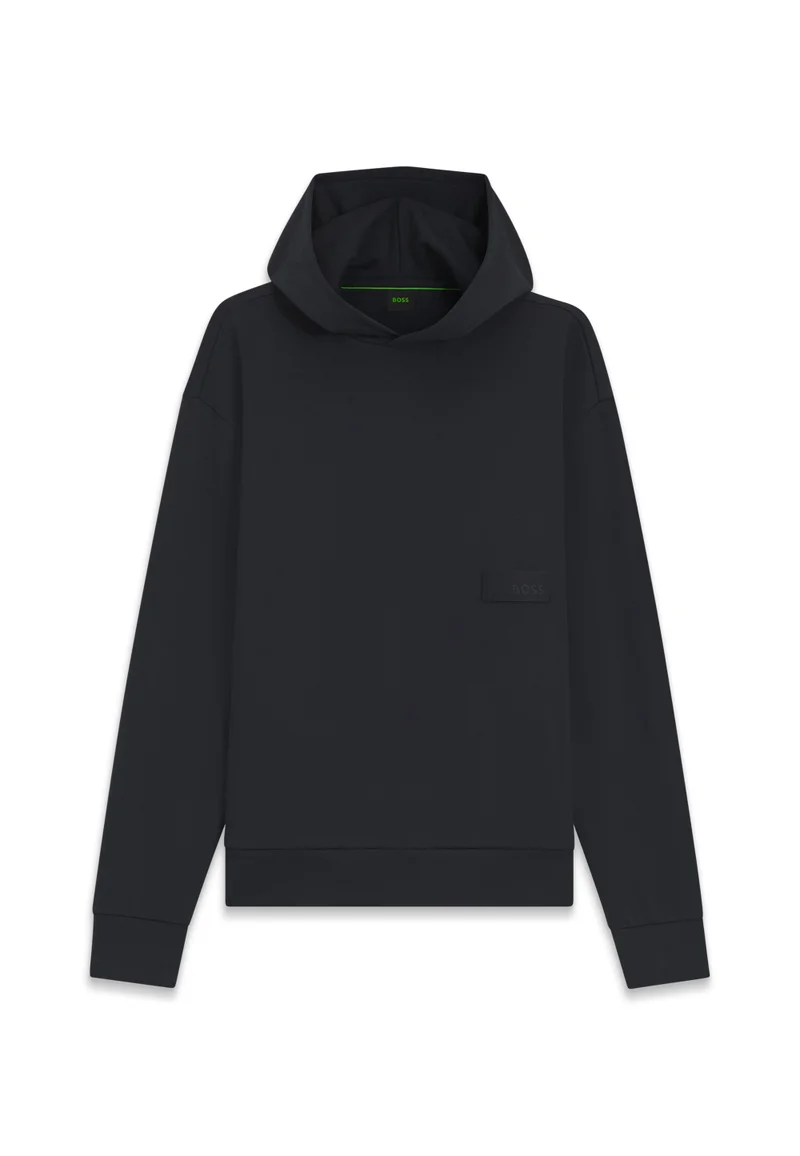 BOSS Dark Blue Relaxed-fit sweatshirt in luxurious French Terry for Men | Best Price UAE