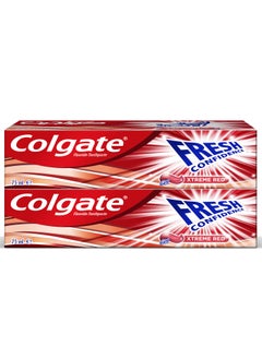 Toothpaste Fresh Confidence Xtreme Red Gel Pack of 2