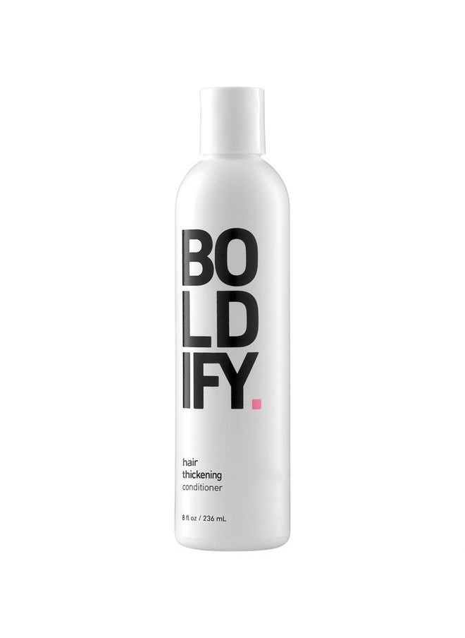 Boldify BOLDIFY Thickening Hair Conditioner - Natural Volumizing for Fine Hair, Sulfate Free, Biotin Hair Thickener For Strand Retention, Hair Loss Conditioner Instantly Stimulates Thicker & Fuller Hair - 8oz  - Image 1