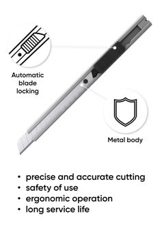 ErichKrause Metal cutter auto-lock Ferro Light, 9mm (polybag 1 pc)  - Image 3