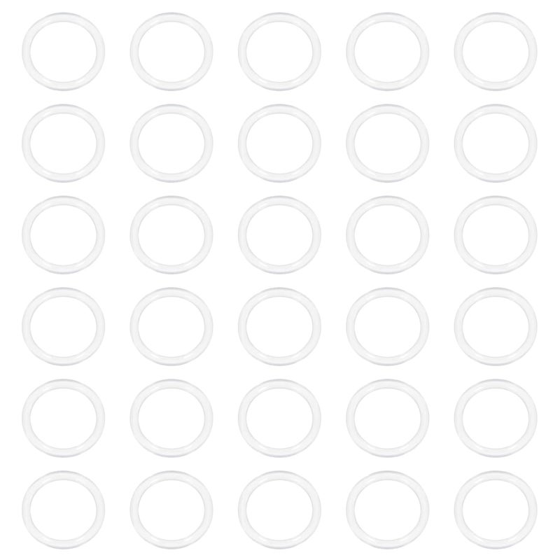 LEPEVNEY حلقة O من السيليكون، 30 مم OD × 24 مم ID × 3 مم عرض، حلقات ختم VMQ، عبوة من 30 - Image 1