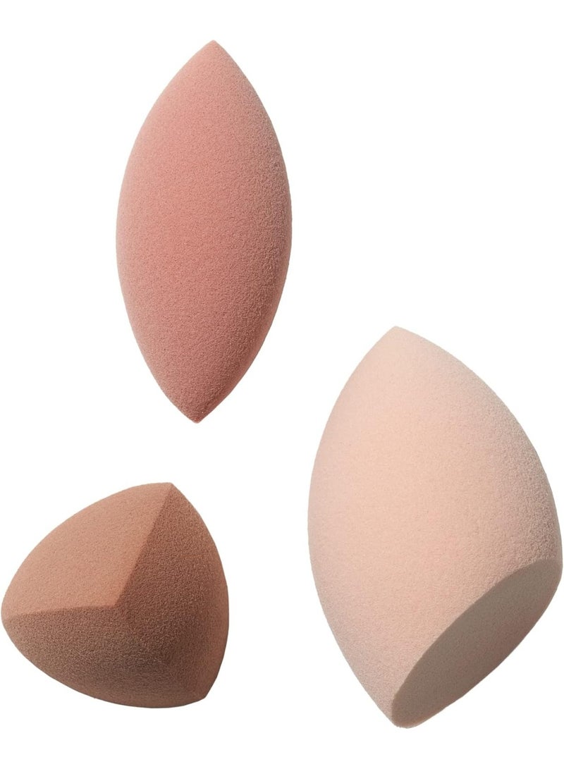elf Total Sponge Set, Multi-use Makeup Sponge Set For Flawless Blending, Great For Powder Or Liquid Concealer & Foundation, Vegan & Cruelty-Free - Image 2