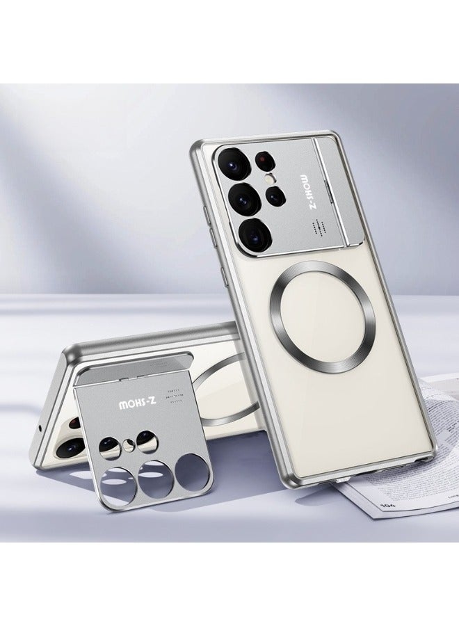 REOCLE Samsung S23 22 21 Ultra Case Magnetic Case with Protection & Yellowing Resistant Compatible with MagSafe Metal Frame Shockproof Ultra Slim Cover - Image 1