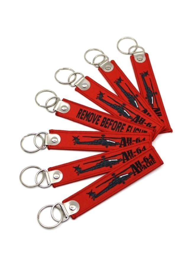NIBEMINENT Pack Of 2 Remove Before Flight Engraved Keychain - Image 3