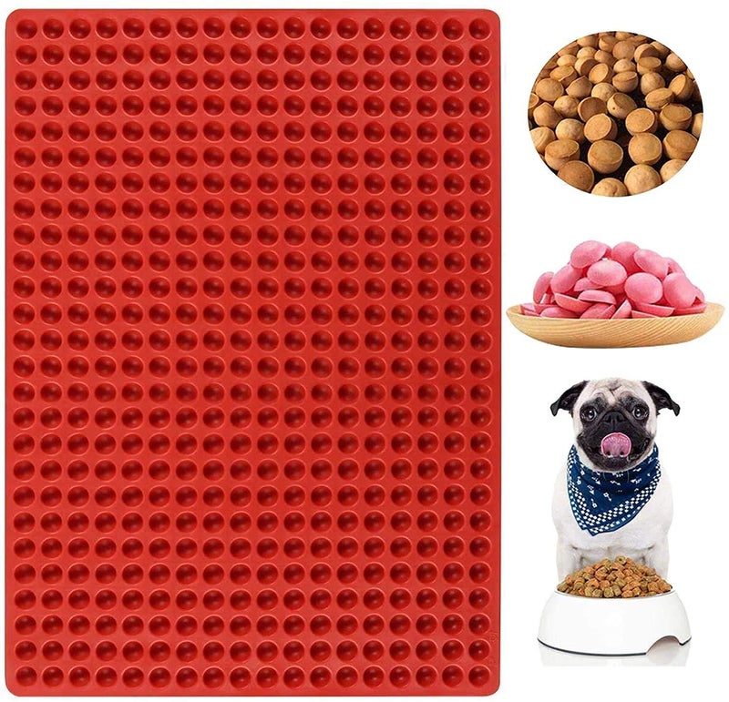 Silicone Baking Pan – Red, Non-Stick, Reusable Muffin Mold for Oven, Dishwasher Safe