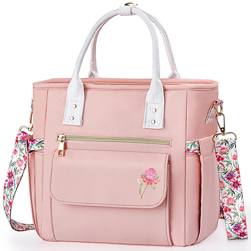 GLORIEROO Deluxe Insulated Lunch Box Bag Women - Leakproof Waterproof Cooler with Multi Pockets Removable Strap for Work Picnic - Teacher Mothers Day Christmas Birthday Gifts - Image 1