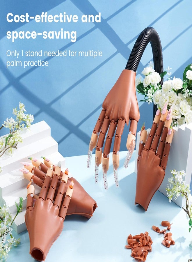 Wilfniee (1 Palm Only, Only Fit for Wilfniee Magnetic Nail Hand) Wilfniee Practice Hand Palm for Acrylic Nails: Magnetic Nail Practice Hand Palm Flexible Fake Hand For Nail Practice - Image 4