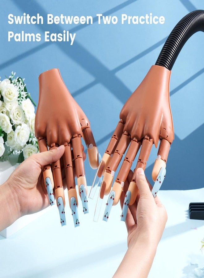 Wilfniee (1 Palm Only, Only Fit for Wilfniee Magnetic Nail Hand) Wilfniee Practice Hand Palm for Acrylic Nails: Magnetic Nail Practice Hand Palm Flexible Fake Hand For Nail Practice - Image 3