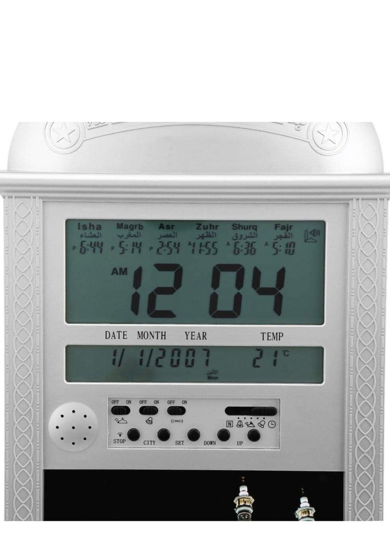 Azan Watch - Makkah Azan Sound Prayer And Alarm Clock With Snooze Option Gold - Image 1