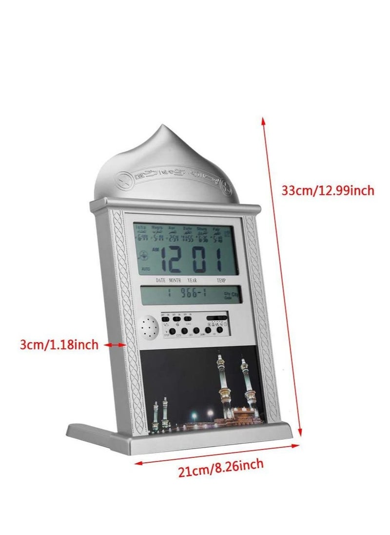 Azan Watch - Makkah Azan Sound Prayer And Alarm Clock With Snooze Option Gold - Image 1