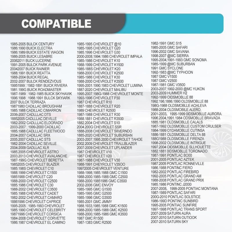 BSAMZO مشابك مثبتات عزل لوحة غطاء المحرك المتوافقة مع GM 3078511 3977775 مقاس الفتحة 1/4 بوصة (30 قطعة) - Image 5
