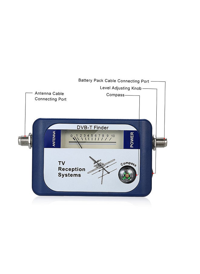 Generic - DVB-T Digital Satellite Signal Finder Meter Aerial Terrestrial TV Antenna with Compass TV Reception Systems - Image 1