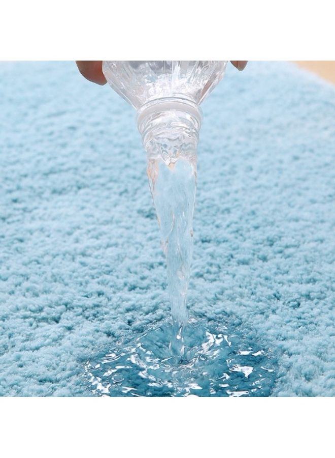 NIBEMINENT Bathroom Toilet Absorbent Bath Mat Carpet Bedroom Non-Slip Foot Pad Multicolour 25 x 10 25centimeter - Image 4