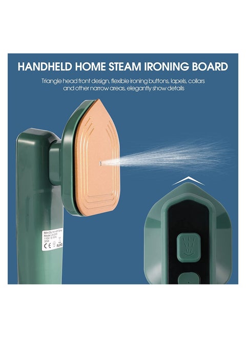 Mini portable steam iron irons all clothes and fabrics with flexibility, it is characterized by its small size, ease of use and portability during travel and trips (multi-color)