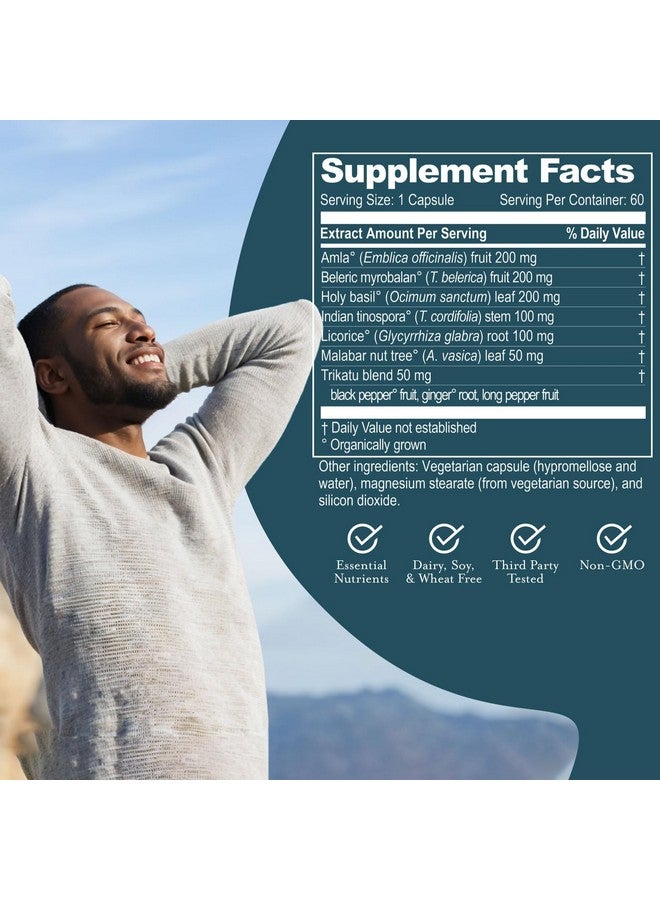 R-U VED ruved Joylift, Uplifting Herbal Formula with Saffron, Berberine and St. John’s Wort, Promotes Calm and Positive Outlook, Ayurvedic Herbal Supplement, 60 Vegetarian Capsules. - Image 3