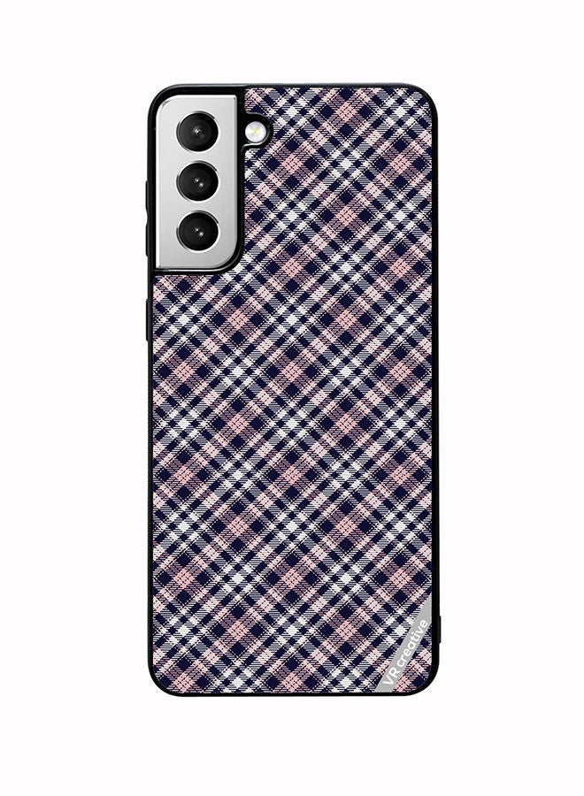 VR CREATIVE Protective Case Cover For Samsung Galaxy S22 5G Checkered Design Multicolour - Image 1