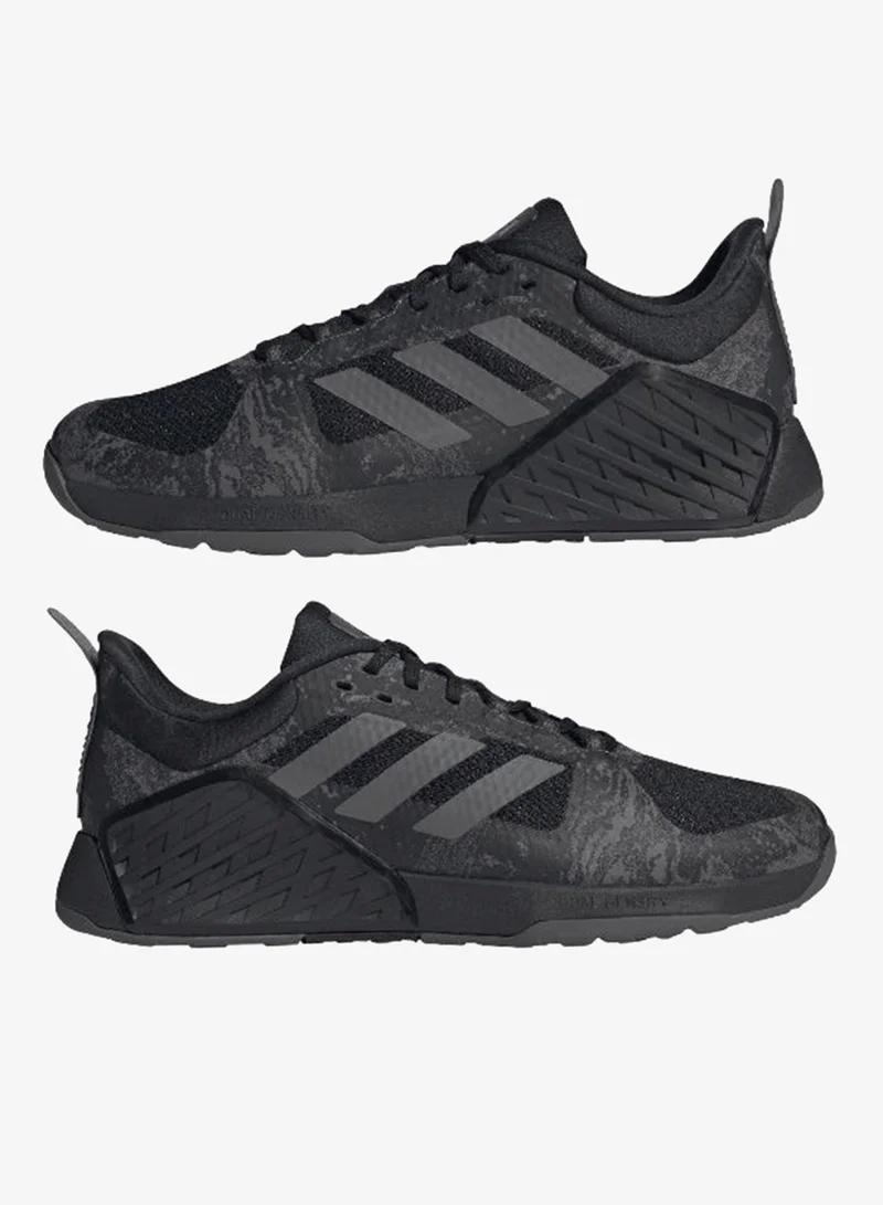 adidas شوز تدريب دروب سيت 2 أسود للجنسين مقاس 6.5