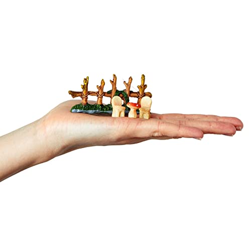 Juvale 8 Piece Miniature Fairy Garden Accessories Outdoor Decor Figurines Kit for Kids, Mini Whimsical Ornaments and Decorations for Patio, House, Garden, Desk, Yard Supplies - Image 5