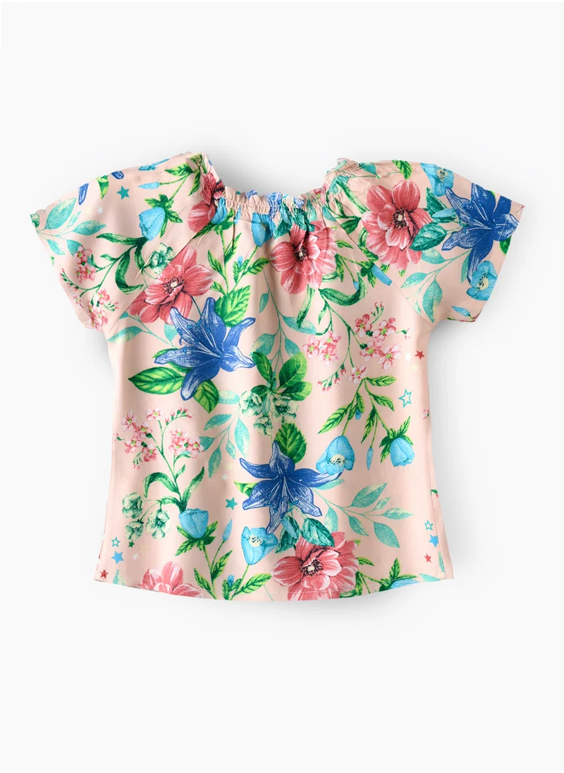 Jelliene Cozy Chic: Girls' Breathable Blouse Soft Style & Summer Sunshine