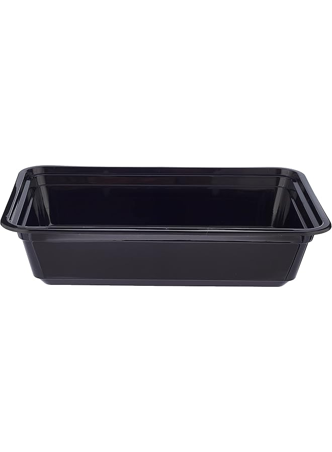 هوت باك قاعدة سوداء مستطيلة 38 أونصة مع غطاء 8 + 2 مجانًا - Image 4