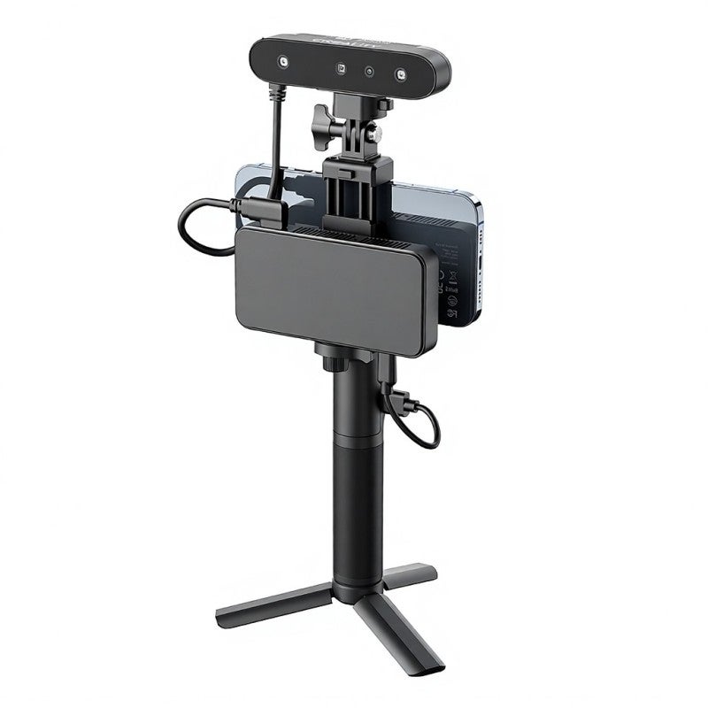 3D Scanner: Black, Anti-Shake Tracking, No Spray Required - 24-bit Full-Color Scanning, Dual Modes, WiFi6 Wireless for 3D Printer, Car Parts, Face Modeling - Image 5