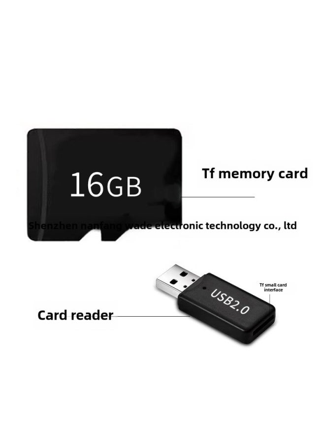 Generic - HD Digital Camera Ccd Student Party Retro Home Old-fashioned Camera Campus Card Machine Video Camera-Color:16g Memory Card + Card Reader - Image 1
