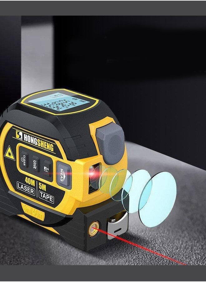 Generic - 3-in-1 laser tape measure, digital laser rangefinder with LCD display - Image 1