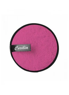 Cecilia Reusable makeup remover towel from Cecilia pink 