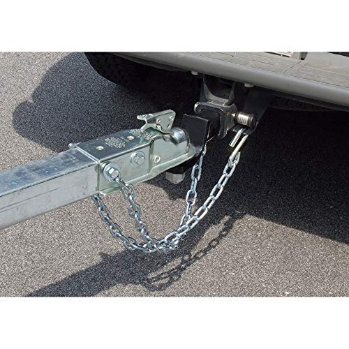 Tie Down Trailer Hitch Towing Safety Chains - Class 3, 1/4" x OAL 31" (2 chains included) - Image 1
