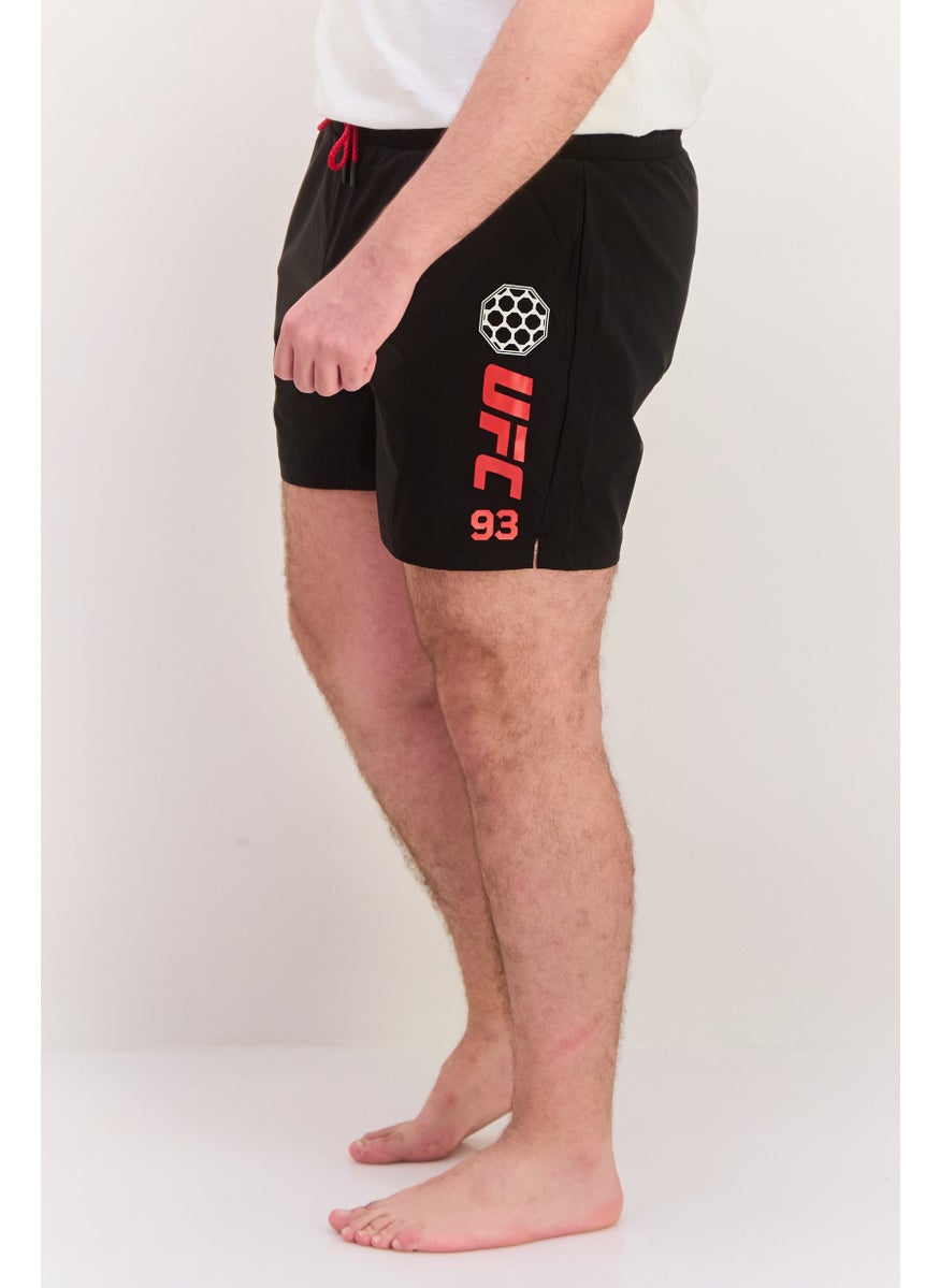 Ufc - Men Graphic Print Board Short, Black Combo - Image 1