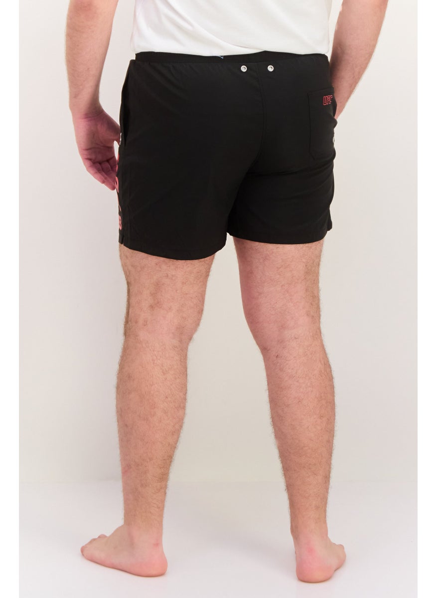 Ufc - Men Graphic Print Board Short, Black Combo - Image 1