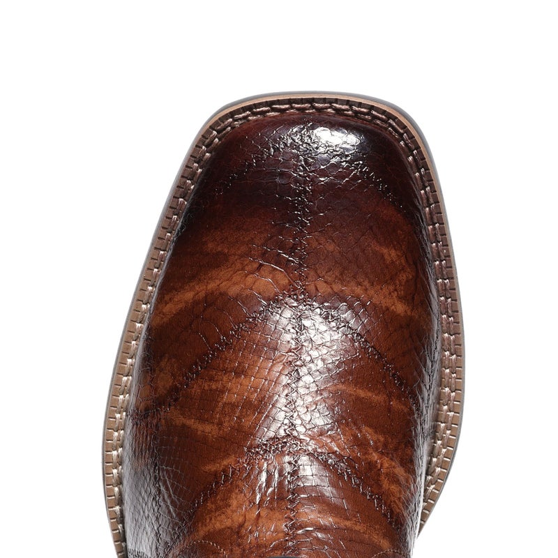 IUV Cowboy Boots Men Square Toe Western Boots Durable Classic Embroidered boot Pull On Slip Resistant Boot - Image 3