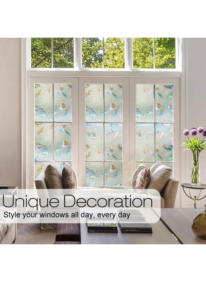 Y&D Window Film Decorative Privacy No Glue Glass Sticker For Door Home House Ofiice Heat Control Anti UV 120 x 200 cm  - Image 5