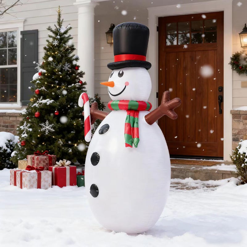 NovaFloat 5FT Christmas Inflatables Outdoor Decoration, Snowman Inflatable Christmas Decorations Yard Decor Christmas Party Outdoor, Garden, Lawn - Image 3